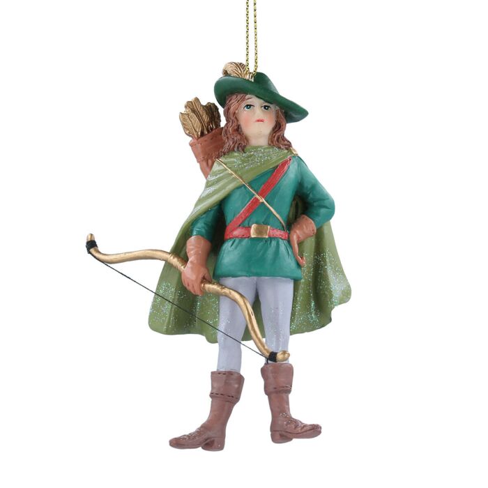 Gisela Graham Robin Hood Resin Tree Decoration